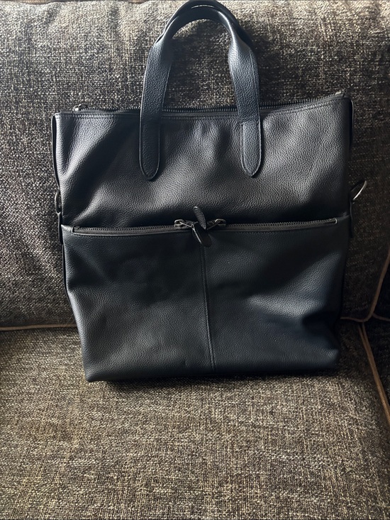 Coach Handbags - CoachBlack Leather Tote Bag - Classic Carryall